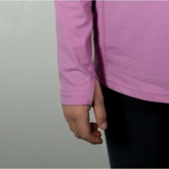 Zaclotre‎ Child Mauve V Neck Long Sleeve Sun Hoodie Rash Guard Top Size 120 - Picture 14 of 14